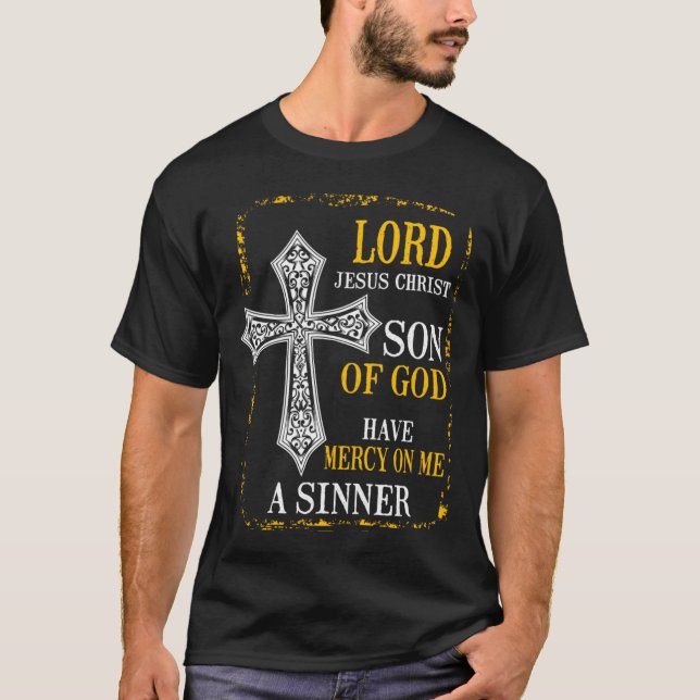 T-shirt Jésus Prière Est Orthodoxe et Catholique Chrétien (Devant)