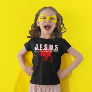 T-Shirt JÉSUS - Priez l'Évangile Spirituel Pour les Filles