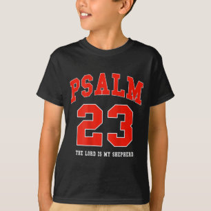 T-shirt Jésus Psaume 23 Le Seigneur Est Mon Berger Chrétie