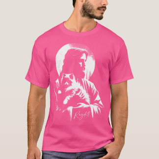 T-shirt Jésus Ragdoll Chat Drôle Chat Religieux Chrétien C