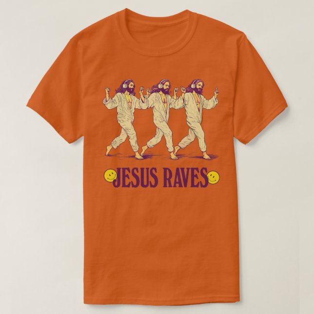 T-shirt Jesus Raves (Design devant)
