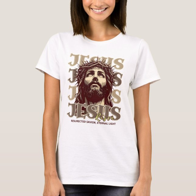 T-shirt Jésus Ressuscité - Jésus Christ Artiste (Devant)