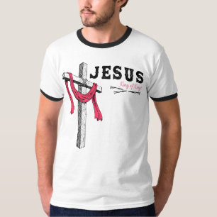 T-shirt Jésus - Roi des rois, 1 Croix 3 ongles 4 donnés