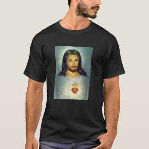 T-shirt Jésus Sacré Coeur Divin Miséricorde chrétienne rom