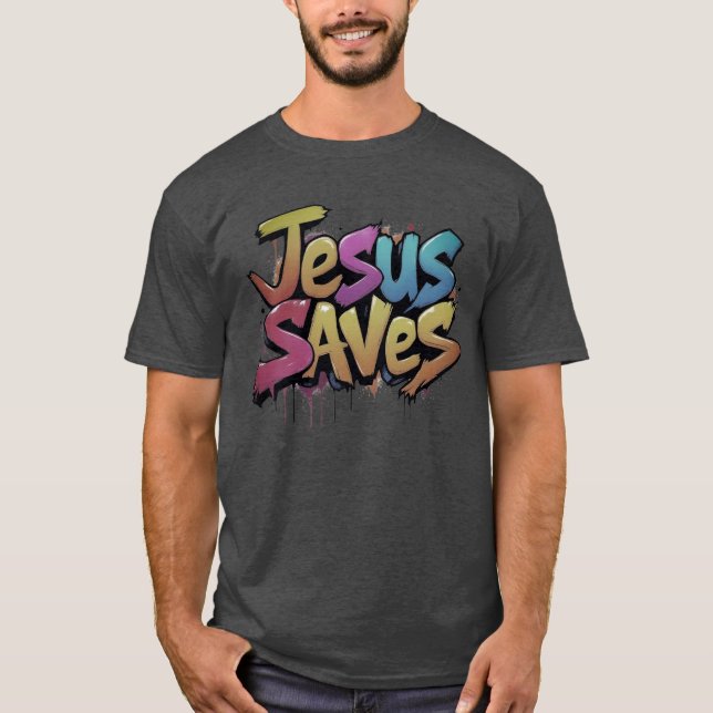 T-shirt Jésus sauve (Devant)