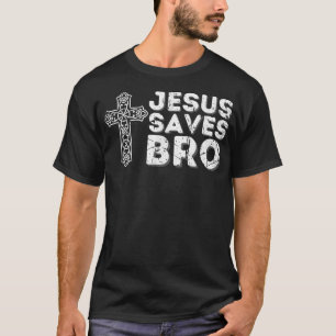 T-shirt Jésus sauve frère Dieu Religion Christianisme juge