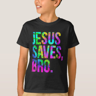 T-shirt Jésus Sauve Frère, Foi Religieuse Chrétienne Croir
