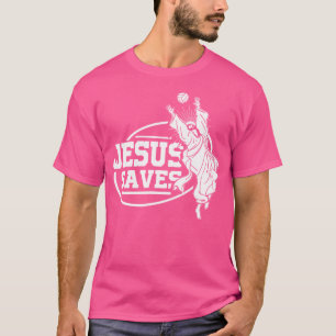 T-shirt Jésus Sauve Les Filles De Volley-ball
