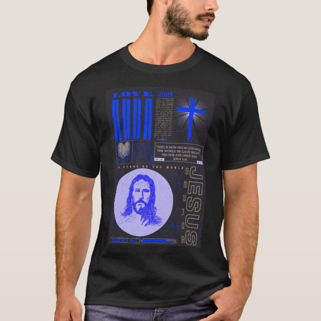 T-shirt Jésus-Sauveur-Abba (Devant)