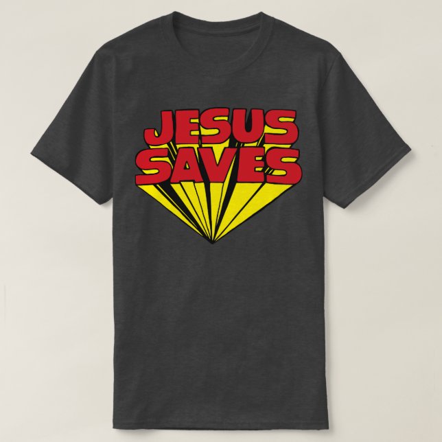 T-SHIRT JESUS SAVES (Design devant)