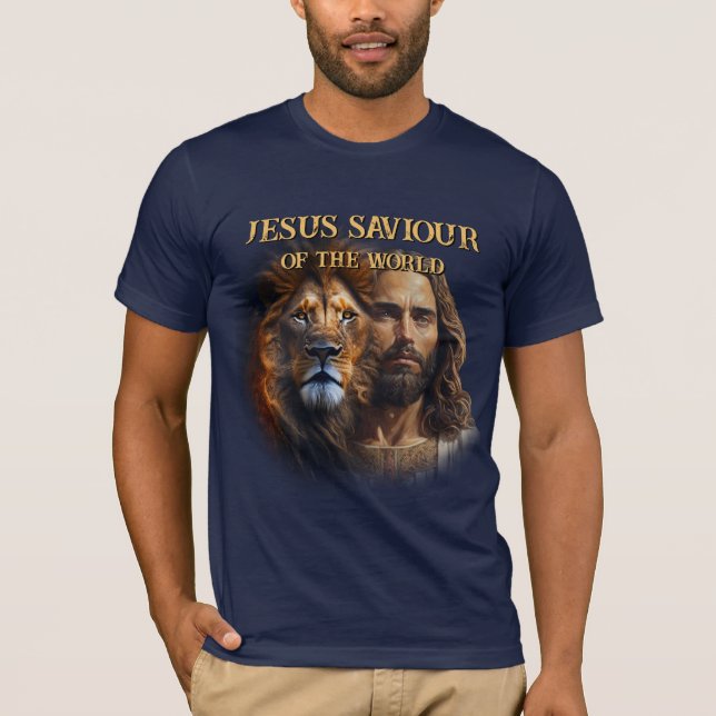 T-Shirt JÉSUS SAVIOR DU MONDE (Devant)