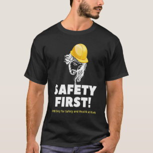 T-shirt Jésus Sécurité Première Journée Mondiale Pour La S