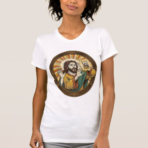 T-shirt Jesus Selfie Accidentel de la Caméra Frontale Doub