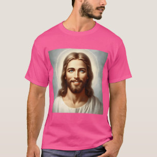 T-shirt Jésus Souriant Jésus Christ Jésus Face Seigneur Ch