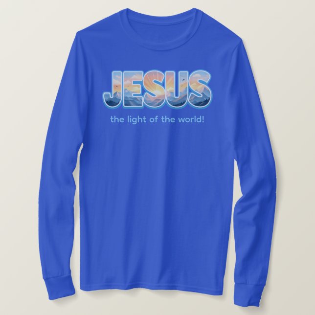 T-shirt Jesus Sunrise (Design devant)