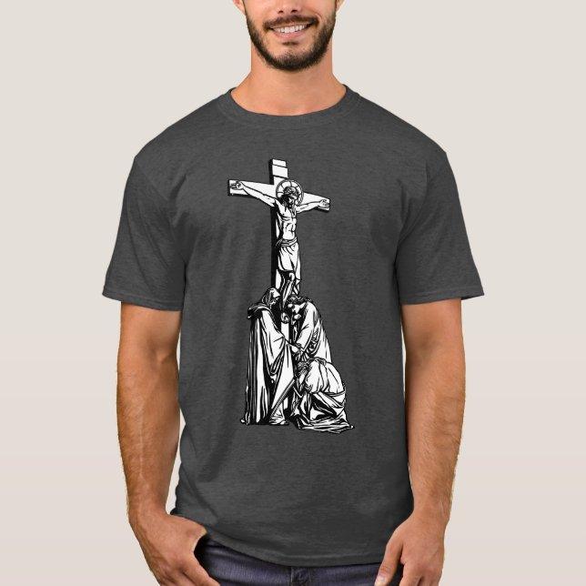 T-shirt Jésus sur la croix (Devant)