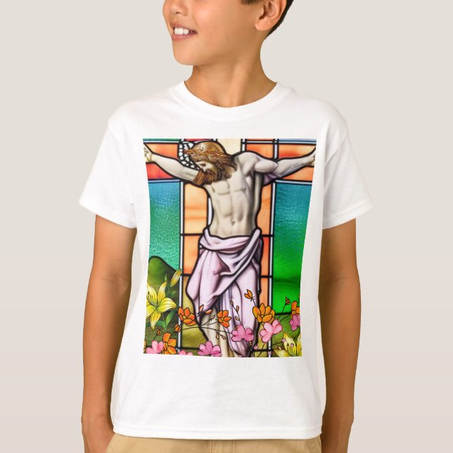 T-shirt Jésus sur la croix (Devant)