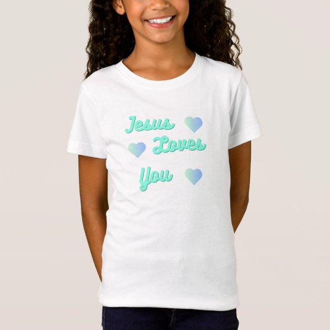 T-Shirt Jésus t'aime (Devant)