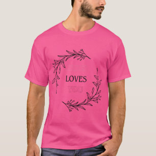 T-shirt Jésus t'aime