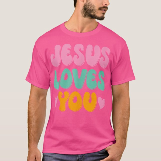 T-shirt Jésus t'aime (Devant)