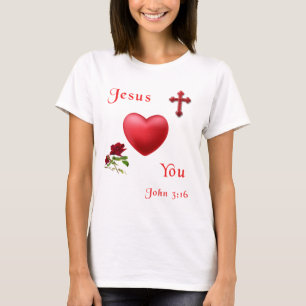 T-shirt jésus t'aime