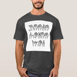 T-shirt Jésus t'aime ASL