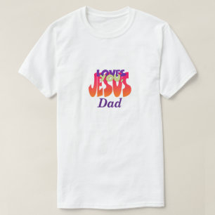 T-shirt Jésus t'aime, papa Hommes