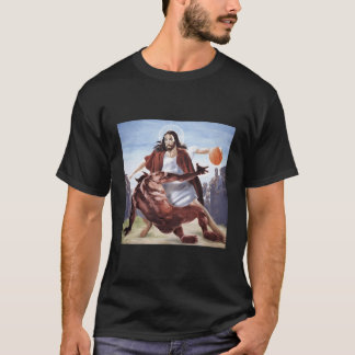 T-shirt Jésus Traversant Le Diable Chrétien