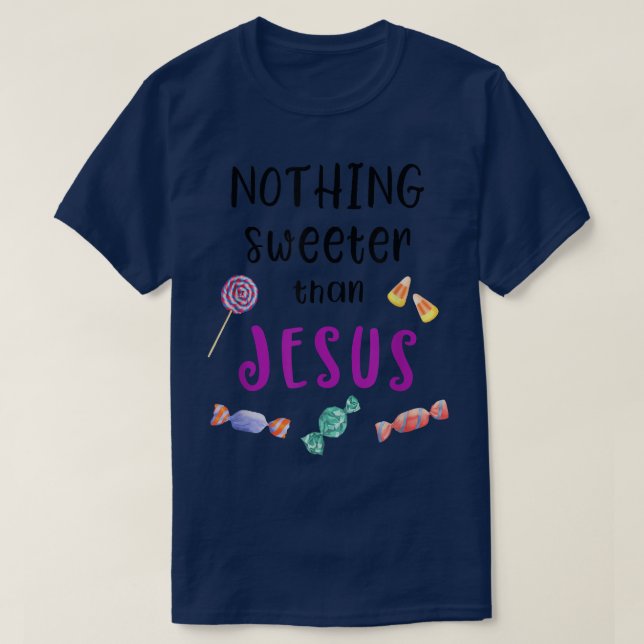 T-shirt Jesus Trunk Or Treat Candy  (Design devant)