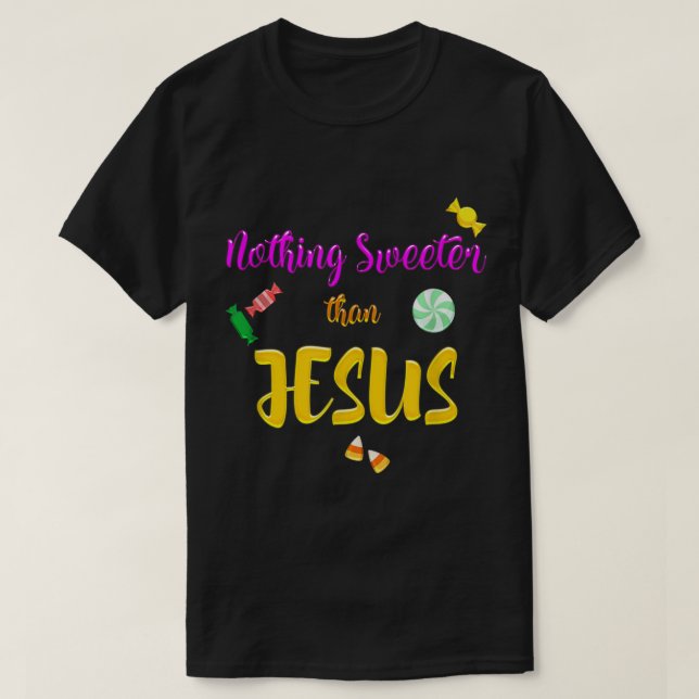 T-shirt Jésus Trunk Ou Traiter Candy Christian Halloween (Design devant)