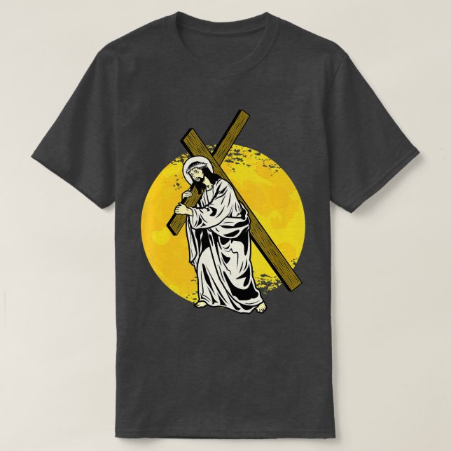 T-shirt Jésus Une Religion Croisée Vendredi Saint Christia (Design devant)
