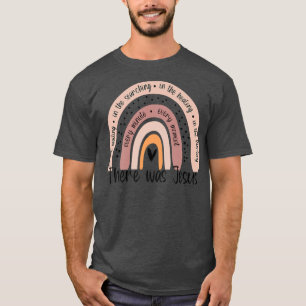 T-shirt Jésus Unise Christian Religieux Arc-En-Ciel