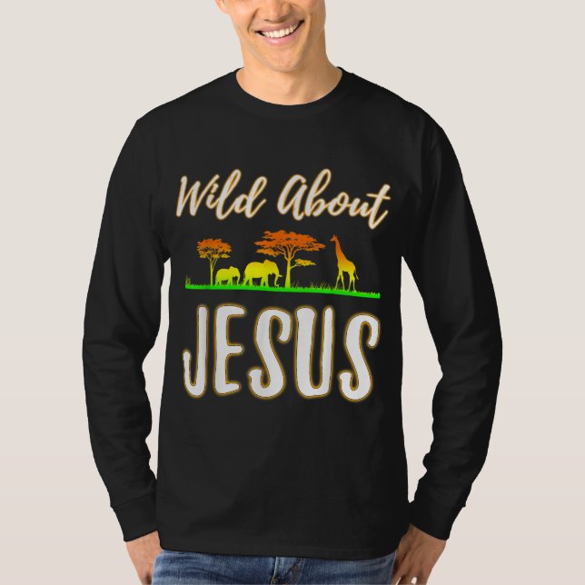 T-shirt Jésus VBS Hommes Femmes Enfants Sauvage à propos d (Devant)