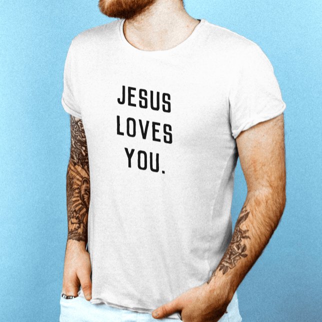 T-shirt Jésus vous aime (Créateur téléchargé)