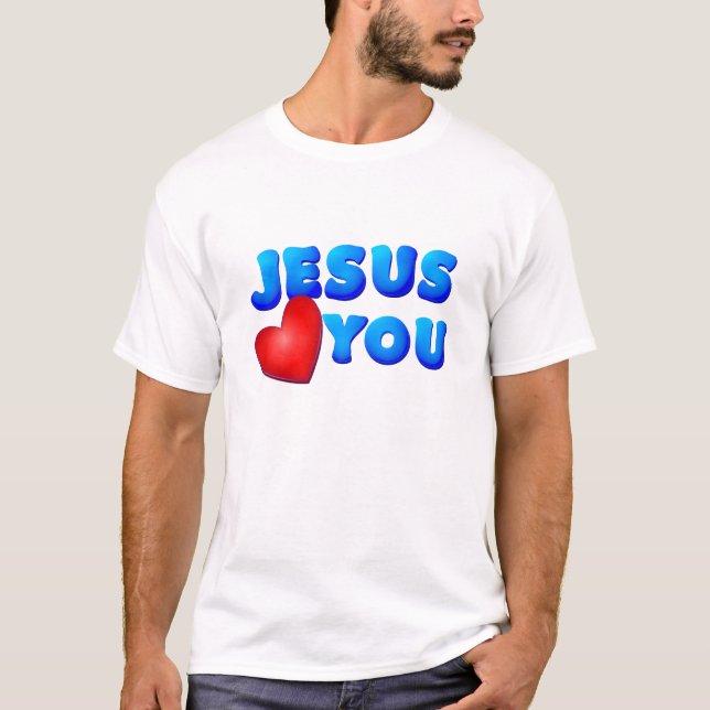 T-shirt Jésus vous aime (Devant)