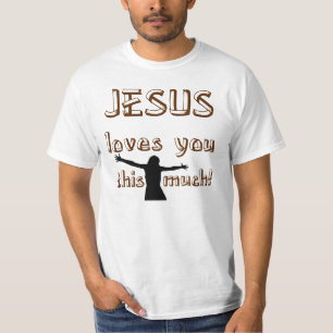 T-shirt Jésus vous aime ces beaucoup