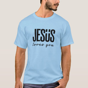 T-SHIRT JÉSUS VOUS AIME CHRÉTIEN