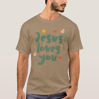 T-shirt Jésus vous aime vintage