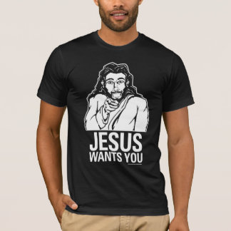 T-shirt Jésus vous veut (le noir)