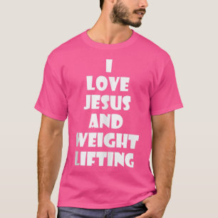 T-shirt Jesus Weight Lifting Christian Fitness Workout Gif