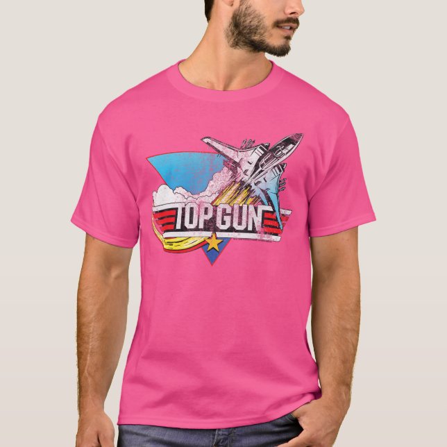 T-shirt Jet de vol de canon supérieur (Devant)