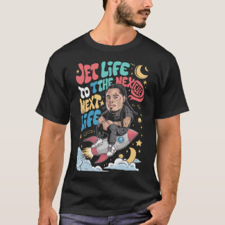 T-shirt Jet Life to Next Life Rapper Basket Gangster