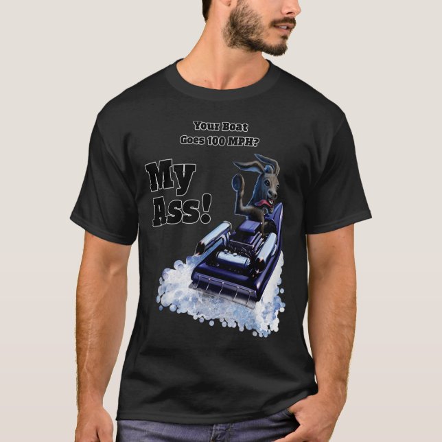 T-shirt Jet ou bateau à moteur amusant (Devant)