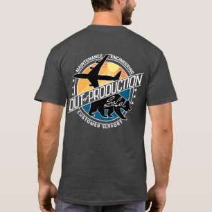 T-shirt Jet & Ours - Arrière - chemises noires