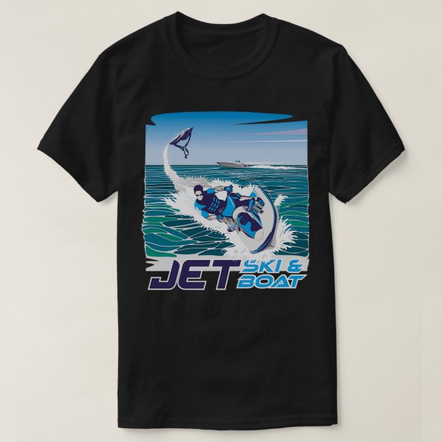 T-shirt Jet Ski et Jet Boat (Design devant)