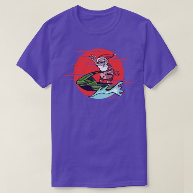 T-shirt Jet Ski Père Noël toon 1 (Design devant)