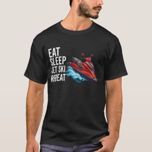 T-shirt Jet Ski Pour Hommes Femmes Papa Boy Jet Ski Driver