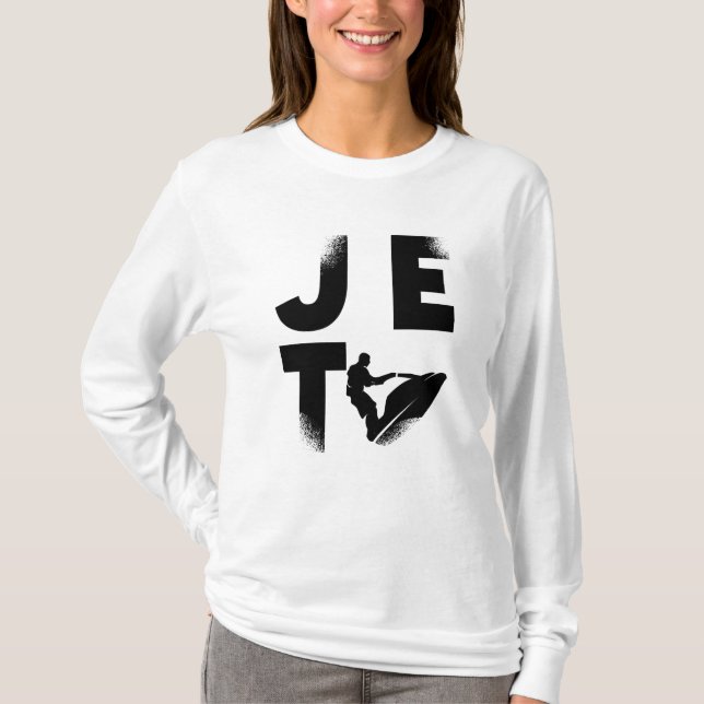T-shirt Jet Ski Rider Sports nautiques Jetski Jet Ski (Devant)