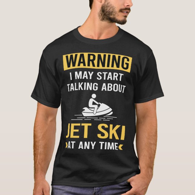 T-shirt Jet Ski Ski Scooter d'eau personnelle motomarine (Devant)