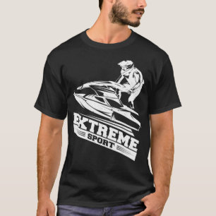 T-shirt Jet Ski T Skier Tee Skiing et chemise sport